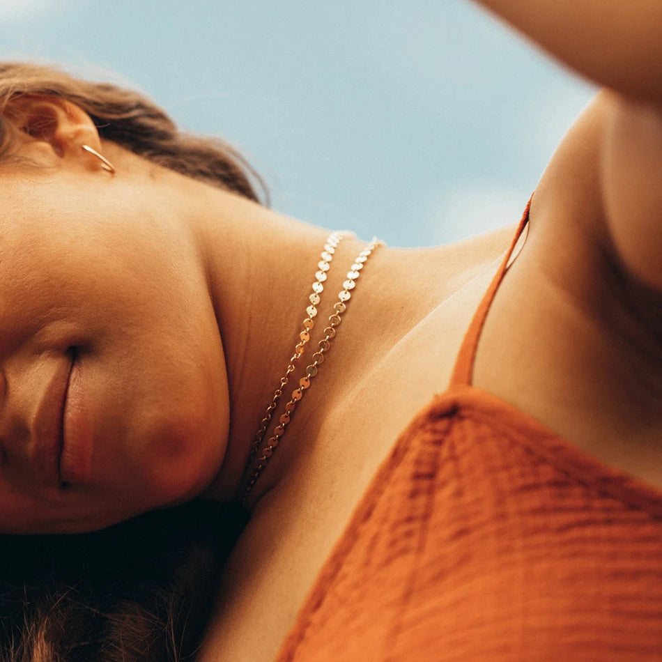 Tassel Sequin Choker Necklace