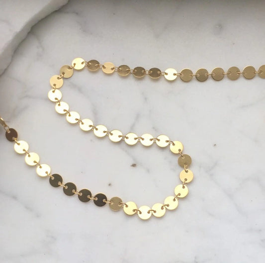 Tassel Sequin Choker Necklace