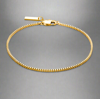 Square Box Chain Bracelet 1,5mm