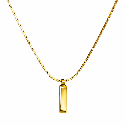 Wire Pendant Chain Necklace