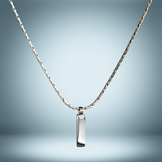 Lagacci minimal jewelry wire pendant necklace