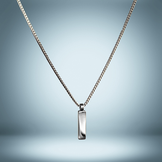 BOX PENDANT NECKLACE