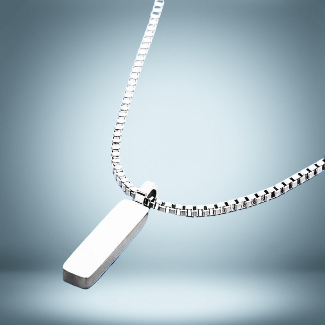 Square Pendant Necklace 1mm LAGACCI
