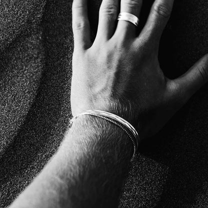 Stripe Cuff Bracelet.