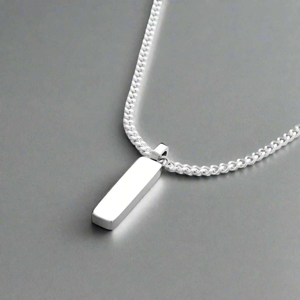 Cuban Pendant Necklace 1mm