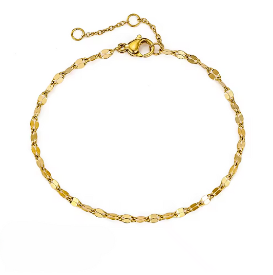 Lips Link Chain Bracelet