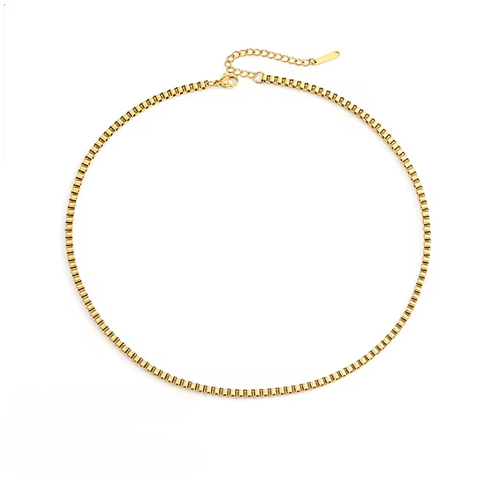 Box Link Chain Necklace