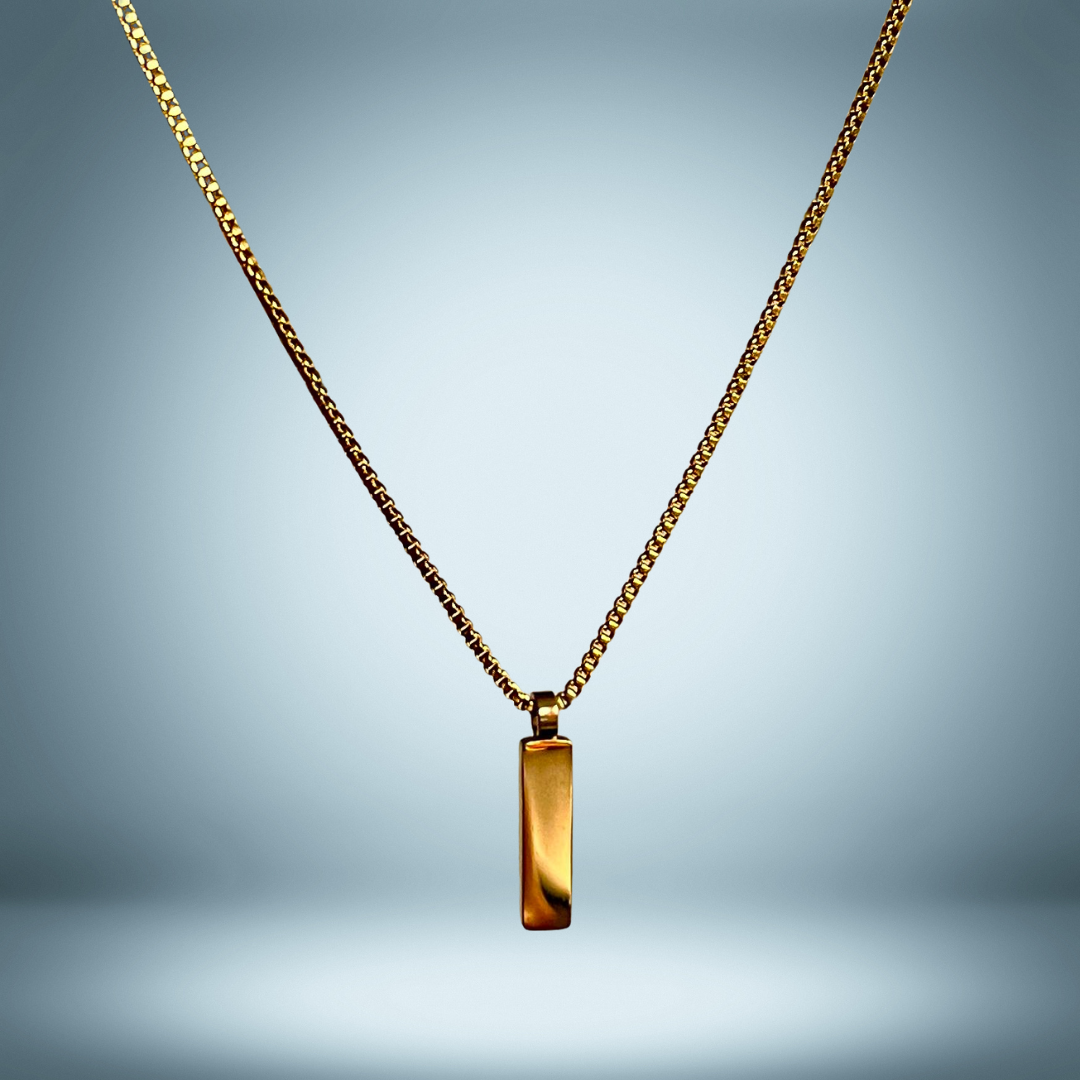 BOX PENDANT NECKLACE