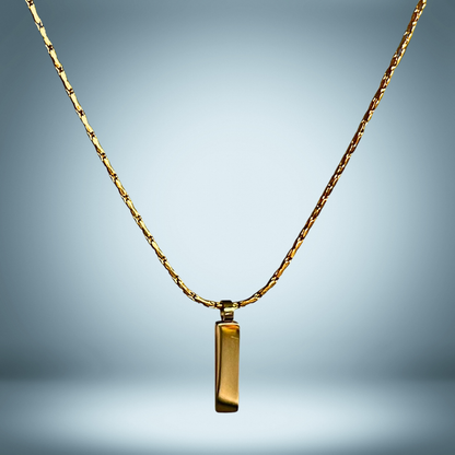 Lagacci minimal jewelry wire pendant necklace