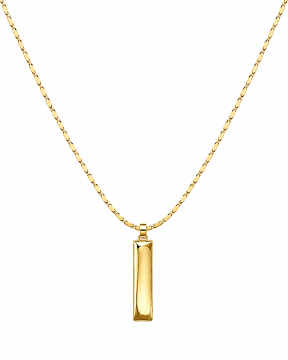 Wire Pendant Chain Necklace