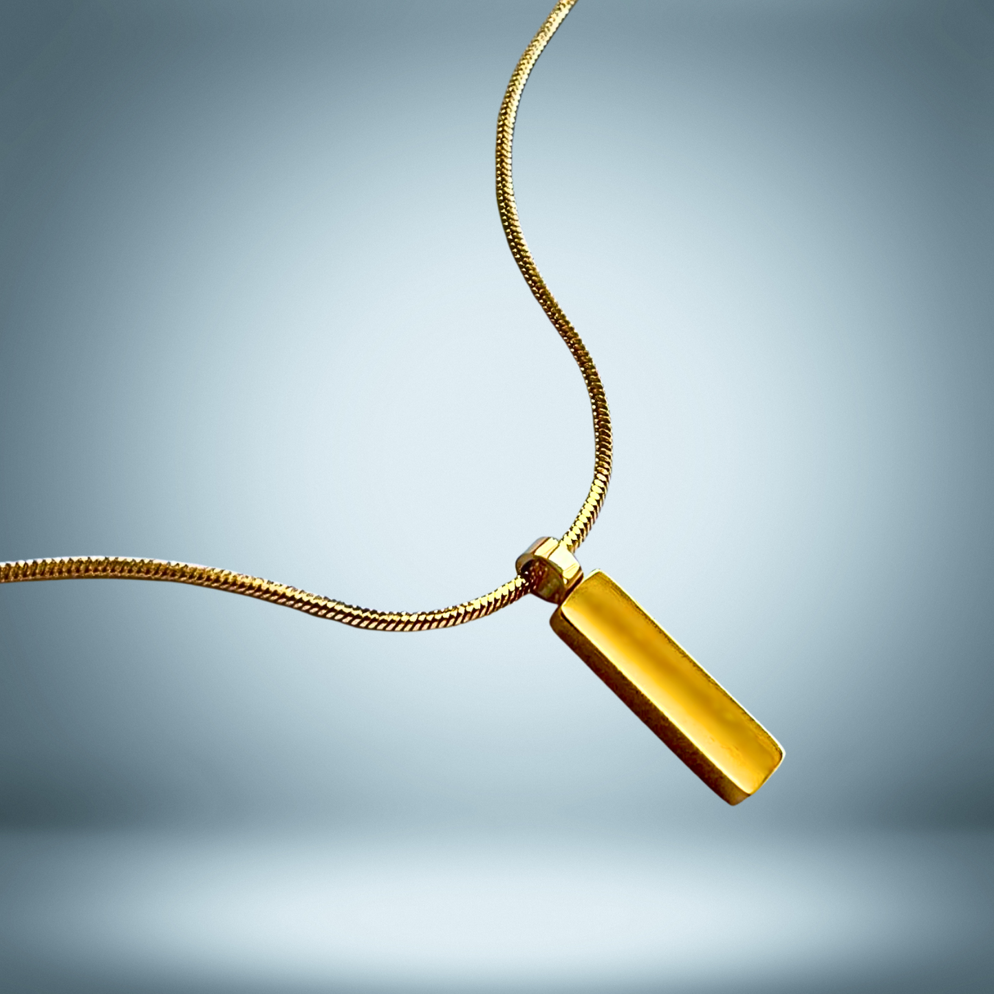 OCTAGON PENDANT NECKLACE