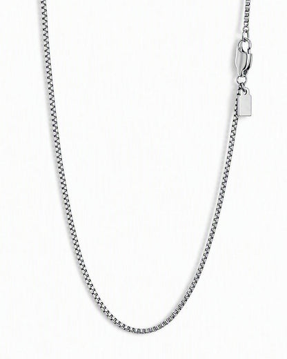  Lagacci minimal jewelry box chain necklace