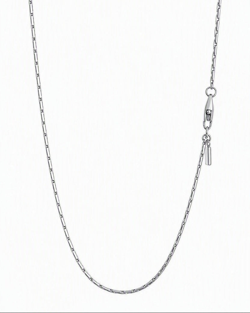 Lagacci minimal jewelry wire chain necklac