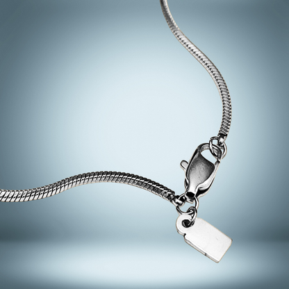 Lagacci minimal jewelry octagon chain necklace