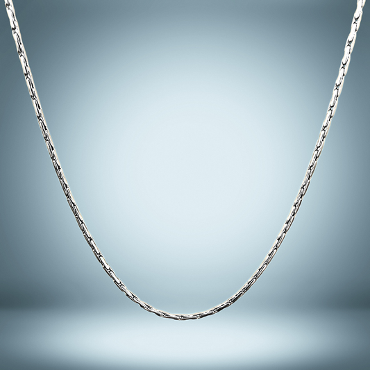  Lagacci minimal jewelry wire chain necklace