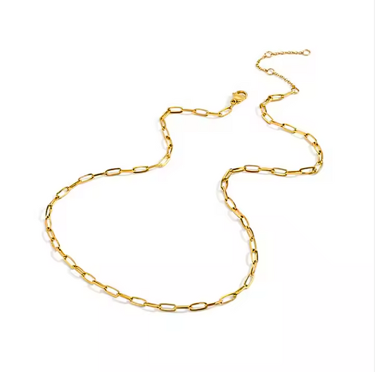 Paperclip Link Necklace