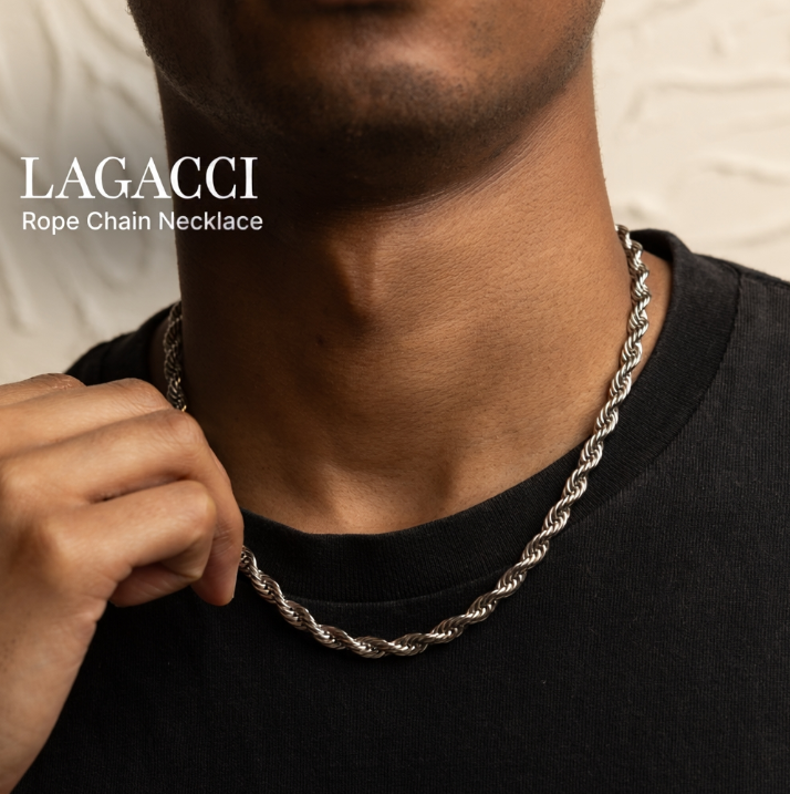Rope Necklace –  Lagacci Jewelry 