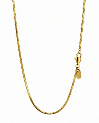 Lagacci minimal jewelry octagon chain necklace