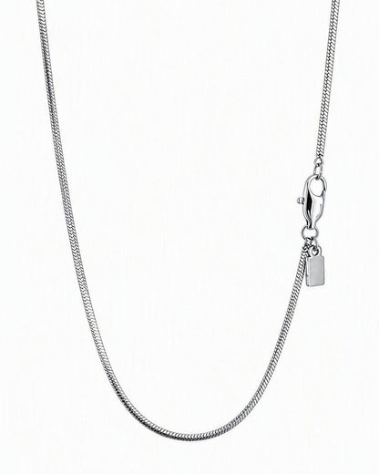Lagacci minimal jewelry octagon chain necklace