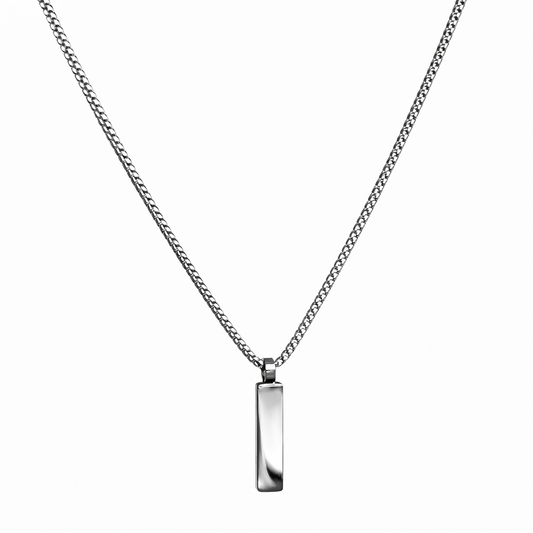 Box Pendant Necklace