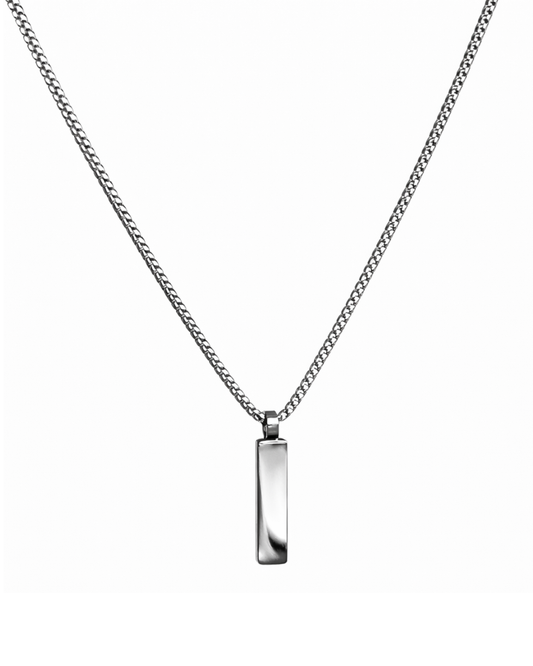 Box Pendant Necklace