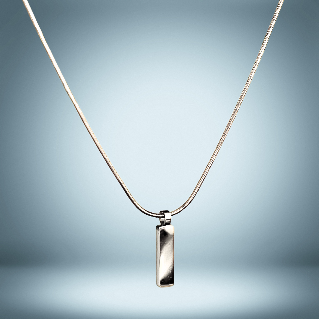 Lagacci minimal jewelry octagon pendant neckalce