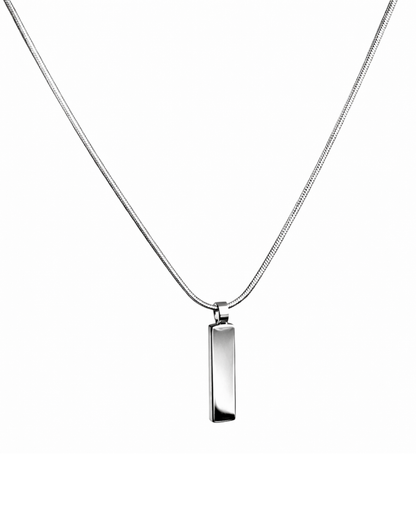 Octagon Pendant Necklace