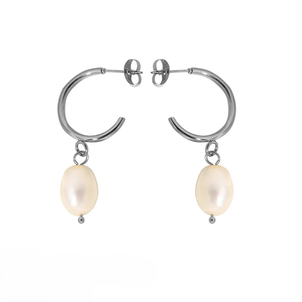 Pearl Pendant Earrings